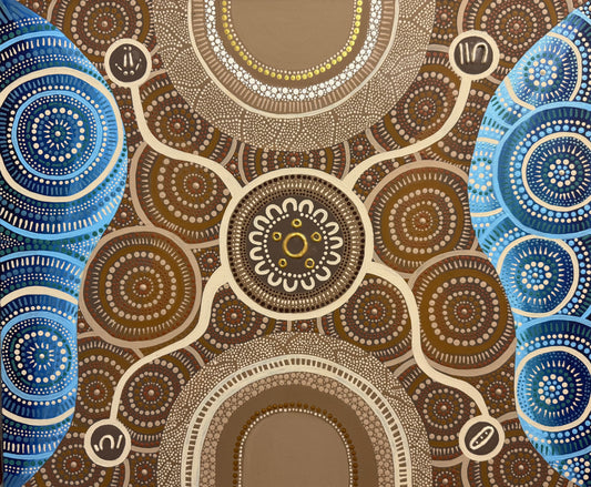 Indiya Star Aboriginal Artwork